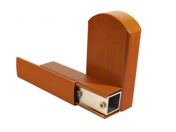 Zakrývací profil podélníku 40 x 40 mm, s víčkem ( plastový obal )